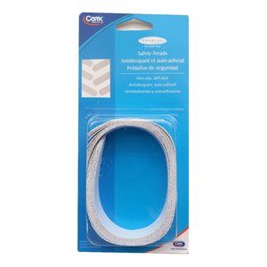 Carex Health Brands Safety Treads, light Grey, 8 Count Package